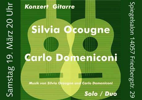 Silvia Ocougne undCarlo Domeniconi 19.3.2016