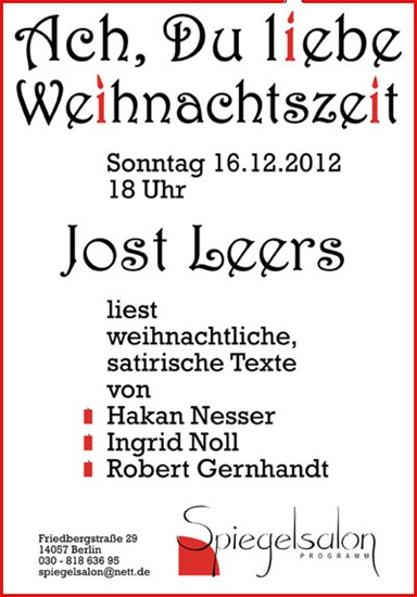 Jost Leers Spiegelsalon die letzte 2012