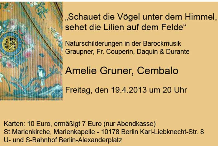 Amelie Gruner Cembalo