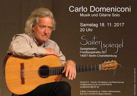 Carlo Domeniconi 18.11.2017 Spiegelsalon